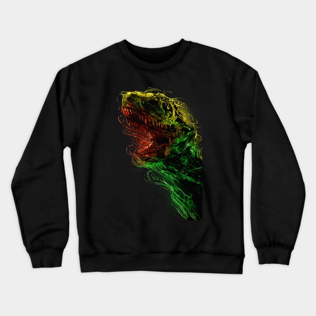 t rex Killing machine Crewneck Sweatshirt by barmalisiRTB